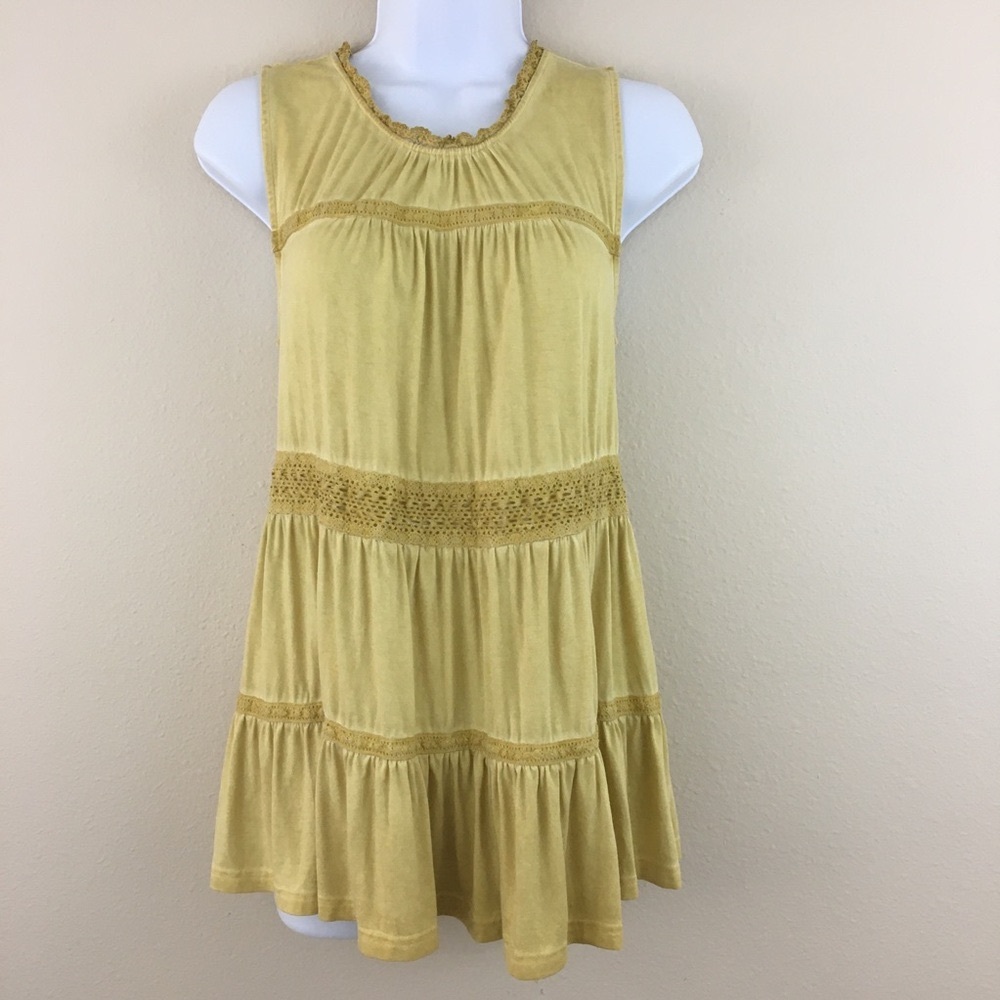 Ava James Mineral Washed Tiered Tank - Picture 2 of 6